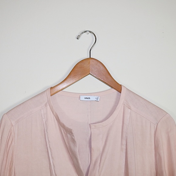 Vince Pleated Drop Waist Dress - Picture 6 of 8